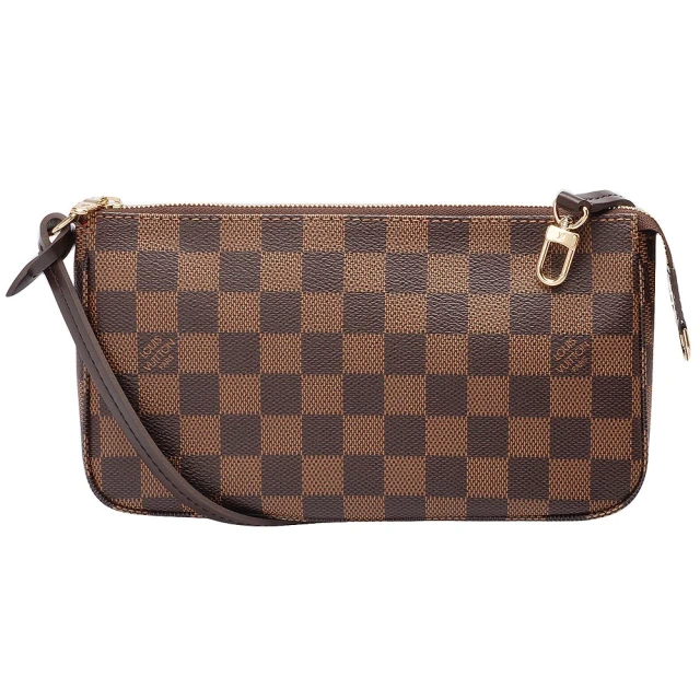 Louis Vuitton 路易威登Louis Vuitton 路易威登 N51985 POCHETTE系列經典Damier帆布印花牛皮背帶晚宴/肩背包