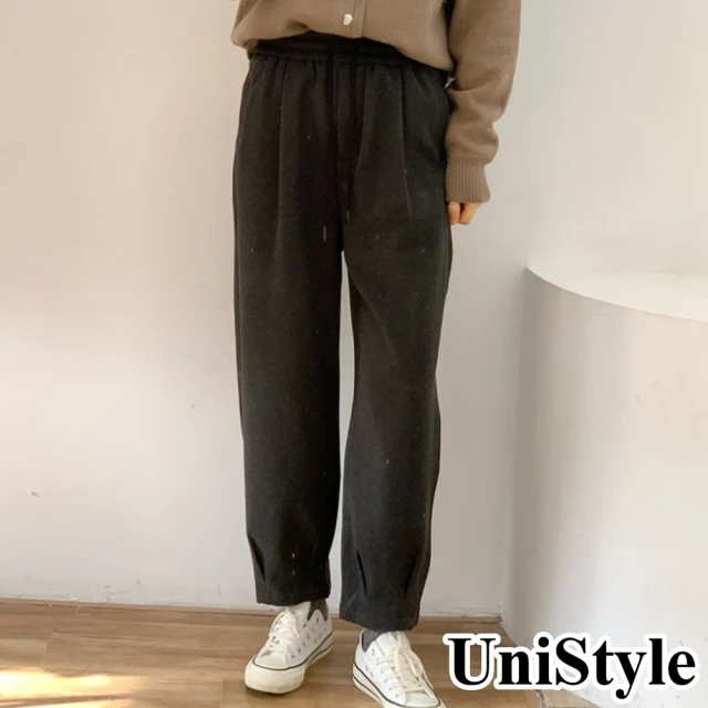 UniStyle 毛領長袖外套 韓版加絨加厚派克服夾克 女 