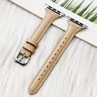 【簡約配件】AppleWatch皮革替換錶帶(蘋果手錶錶帶 錶帶固定環 手錶帶扣環 apple watch錶帶)