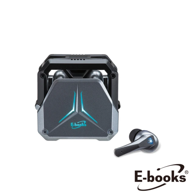 E-books SS47 電競重低音發光真無線藍牙5.3耳機