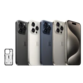 【Apple】iPhone 15 Pro Max(256G/6.7吋)(UAG磁吸軍規透明殼組)