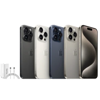 【Apple】iPhone 15 Pro Max(256G/6.7吋)(65W三孔閃充組)