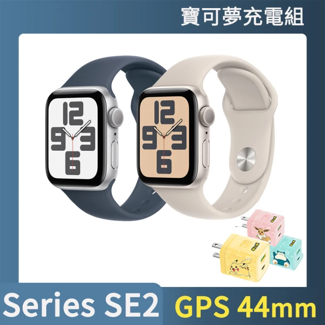 Apple寶可夢充電組 Apple 蘋果 Apple Watch SE2 2023 GPS 44mm(鋁金屬錶殼搭配運動型錶帶)