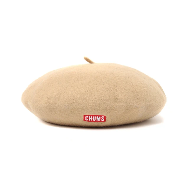 CHUMSCHUMS CHUMS Outdoor 男女 CHUMS Logo Beret貝雷保暖帽 淺棕色(CH051337B001)