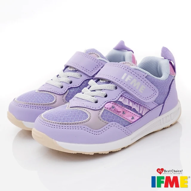 IFMEIFME 櫻桃家-日本IFME童鞋-氣質甜心休閒童鞋(IF30-431501紫-15-19cm)