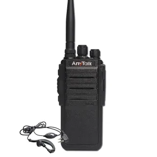 【AnyTalk】10W業務型免執照無線電對講機附耳機麥克風(FRS-910W)