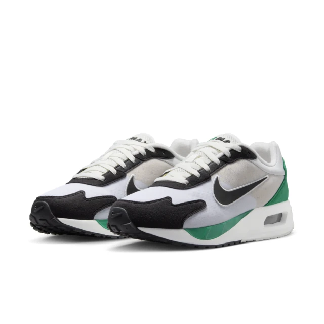 NIKE 耐吉NIKE 耐吉 慢跑鞋 男鞋 運動鞋 緩震 AIR MAX SOLO 灰黑綠 DX3666-102(3N1202)