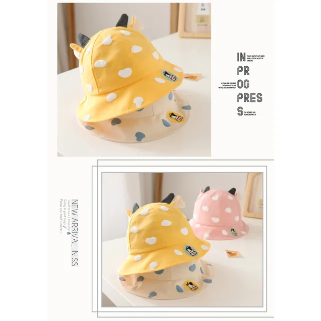 【bebehome】日式嬰兒童可愛超萌造型帽(兒童防曬遮陽帽/造型漁夫帽)