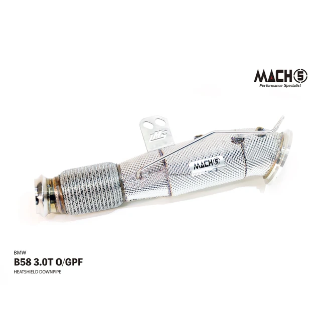 Mach5 AUDI RSQ8 高流量帶三元催化排氣管_O/