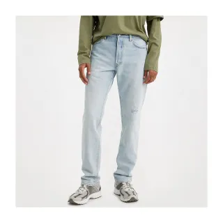 【LEVIS 官方旗艦】男款 501 54復古合身直筒牛仔褲 / 精工深藍染作舊刷白熱賣單品 A4677-0017