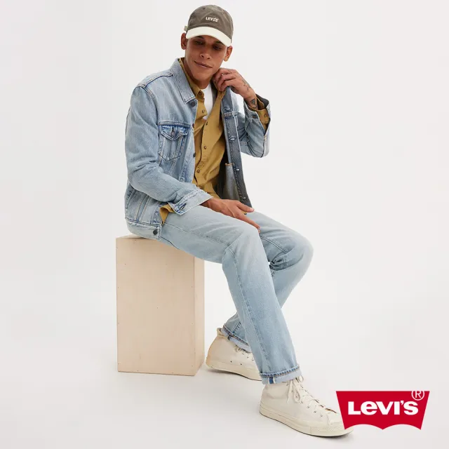 【LEVIS】男 511低腰修身窄管牛仔褲/淺藍水洗/赤耳/寒麻纖維/彈性布料 熱賣單品 04511-5838