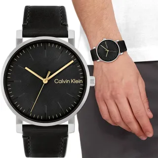 【Calvin Klein 凱文克萊】CK Slate系列皮帶手錶-43mm(25200262)