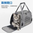 【GSBD】超透氣舒適寵物背包 寵物外出包  寵物斜挎包 寵物包 寵物提袋(贈毛絨墊)