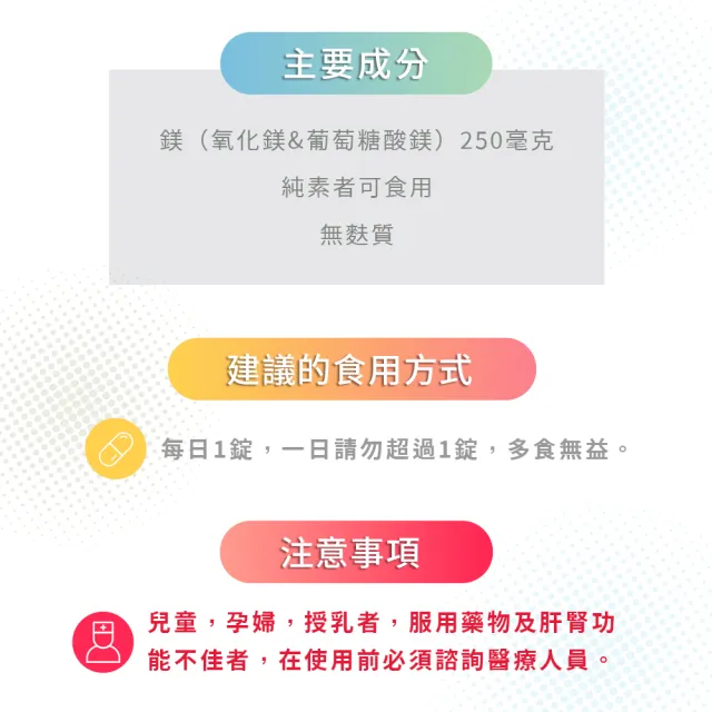 【GNC 健安喜】鎂250食品錠 90錠/瓶(骨骼健康/牙齒健康/幫助入睡/幫助醣類代謝)