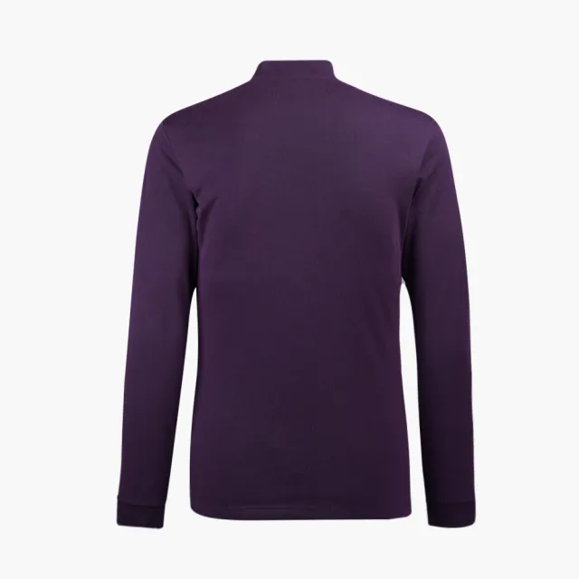 【PING】男款直紋針織長袖高領圓領衫-深紫(GOLF/高爾夫球衫/PA21231-68)