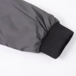【ROBERTA 諾貝達】秋冬男裝   黑色防潑水鋪棉外套-奢華保暖的皮草(台灣製)