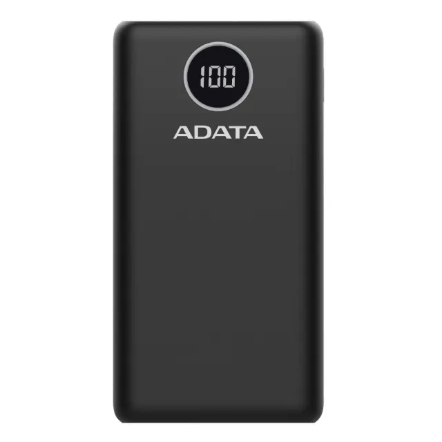 【ADATA 威剛】數位顯示電量20000mAh 3孔輸出 快充行動電源(P20000QCD)