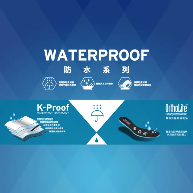 【K-SWISS】輕量防水運動鞋 Hydropace WP-男女-四款任選