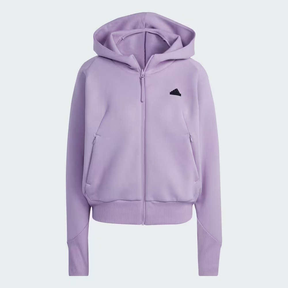 【adidas 愛迪達】運動外套 連帽外套 女外套 W Z.N.E. FZ(IS3934)