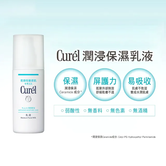 【Curel 珂潤官方直營】潤浸保濕乳液(120ml)