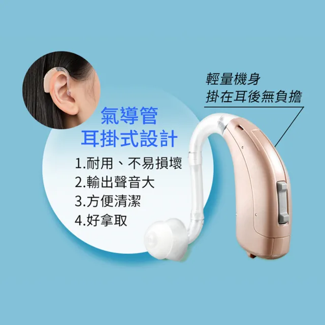 【Mimitakara 耳寶】6DA4 數位助聽器(耐用好清洗/好接電話/電池式設計)