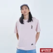 【5th STREET】男裝高山動物繡花短袖T恤-粉紅(山形系列)