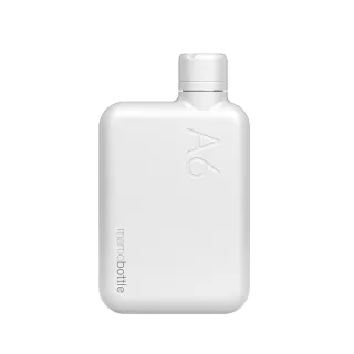 【北歐櫥窗】memobottle A6 不鏽鋼薄型輕旅水瓶(白)