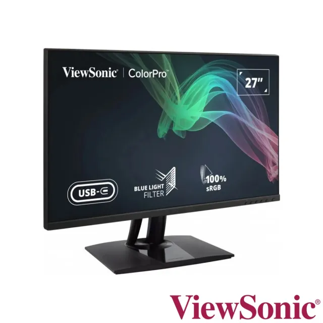 【ViewSonic 優派】VP2756-2K 27型 IPS 2K  60Hz 專業螢幕(內建喇叭/可旋轉/升降腳架/支援Pantone/5ms)