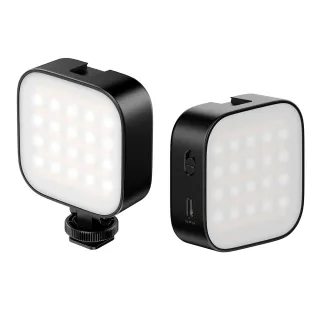 【ULANZI優籃子】U60 RGB 磁吸方塊補光燈 攝影燈 Type-C接口 附手機夾(黑色)