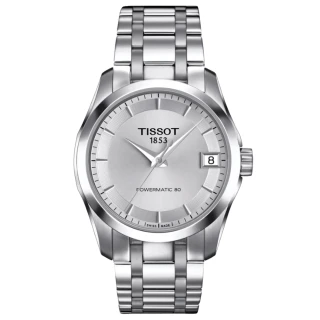 【TISSOT 天梭 官方授權】設計師系列 典雅女性機械腕錶 禮物推薦 畢業禮物(T0352071103100)