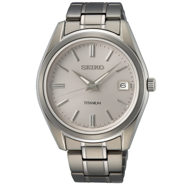 SEIKO 精工 CS系列 鈦金屬 簡約石英腕錶 禮物推薦 送禮首選(SUR369P1/6N52-00B0S)