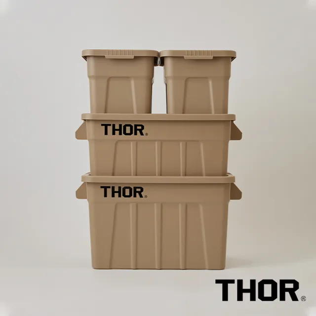 【THOR】THOR BOX 收納箱 22L(透黑/灰藍/黑色/軍綠/沙棕)