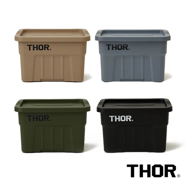 【THOR】THOR BOX 收納箱 22L(透黑/灰藍/黑色/軍綠/沙棕)