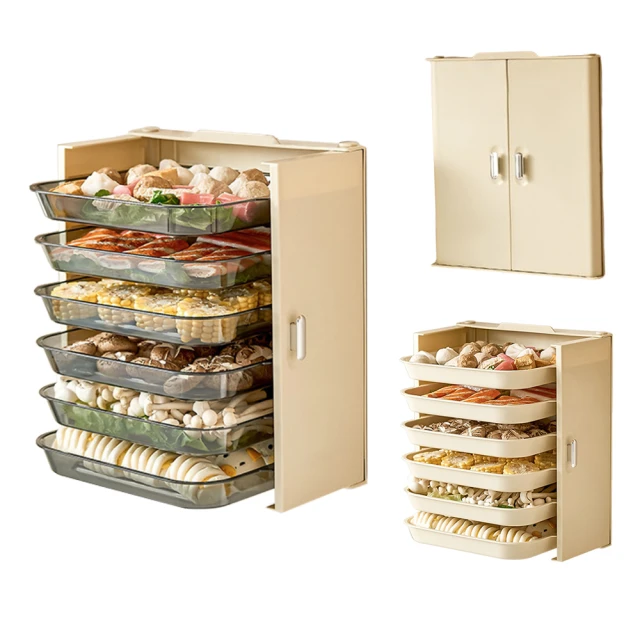 冰箱分類收納整理隔板冰箱門分格收納整理夾(3組12入)優惠推