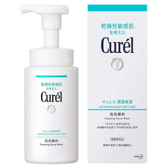 Curel 花王珂潤 潤浸保濕洗顏慕絲150ml x2入（日