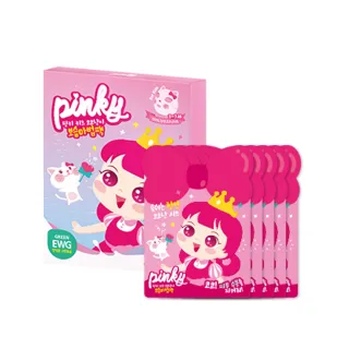 【韓國Pinky】Princess貓咪可可兒童保濕面膜 S/M/ 盒