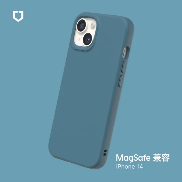 【RHINOSHIELD 犀牛盾】iPhone 14/13 6.1吋 SolidSuit MagSafe兼容 超強磁吸手機保護殼(經典防摔背蓋殼)