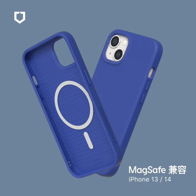 【RHINOSHIELD 犀牛盾】iPhone 14/13 6.1吋 SolidSuit MagSafe兼容 超強磁吸手機保護殼(經典防摔背蓋殼)