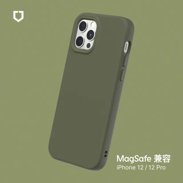 【RHINOSHIELD 犀牛盾】iPhone 12/12 Pro 6.1吋 SolidSuit MagSafe兼容 磁吸手機保護殼(經典防摔背蓋殼)