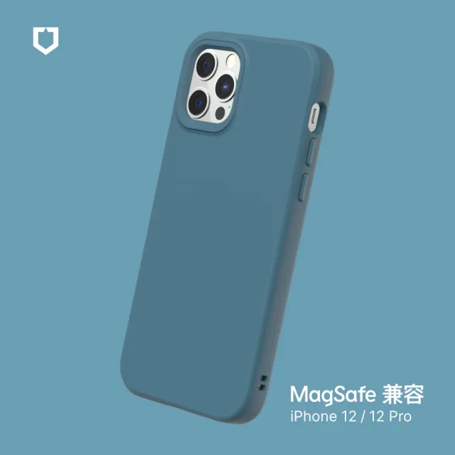 【RHINOSHIELD 犀牛盾】iPhone 12/12 Pro 6.1吋 SolidSuit MagSafe兼容 磁吸手機保護殼(經典防摔背蓋殼)