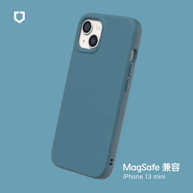 【RHINOSHIELD 犀牛盾】iPhone 13 mini 5.4吋 SolidSuit MagSafe兼容 磁吸手機保護殼(經典防摔背蓋殼)