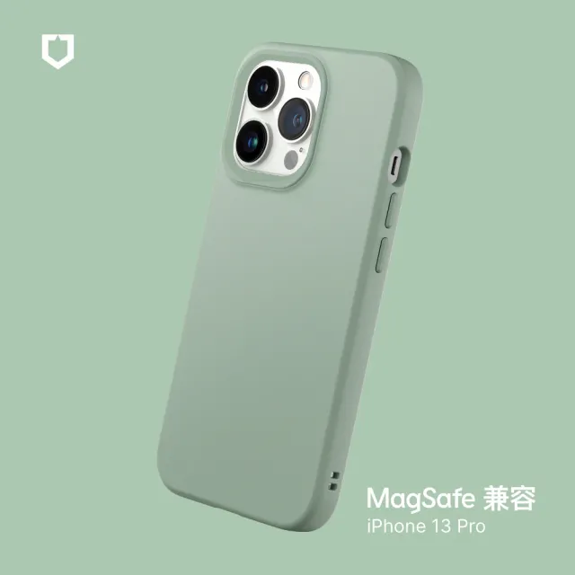 【RHINOSHIELD 犀牛盾】iPhone 13 Pro 6.1吋 SolidSuit MagSafe兼容 磁吸手機保護殼(經典防摔背蓋殼)