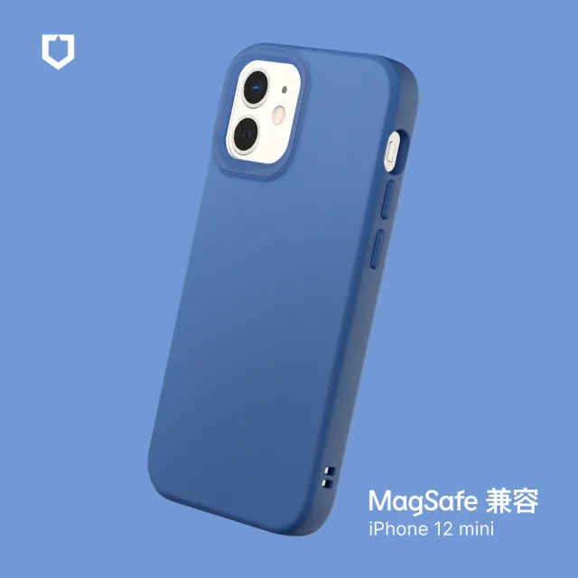 【RHINOSHIELD 犀牛盾】iPhone 12 mini 5.4吋 SolidSuit MagSafe兼容 磁吸手機保護殼(經典防摔背蓋殼)