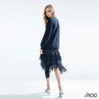 【iROO】雪紡層次裙擺洋裝