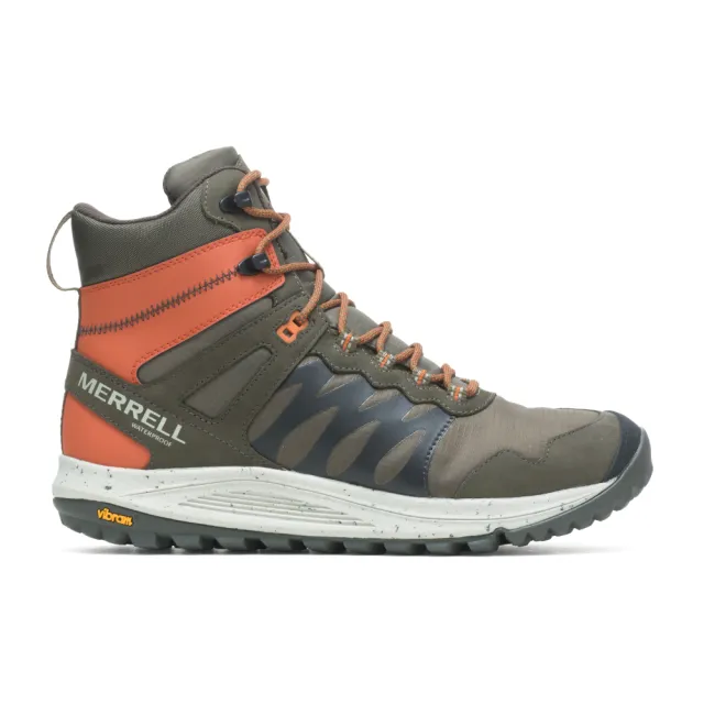 【MERRELL】NOVA SNEAKER BOOT WATERPROOF 防水登山雪靴 綠橘 男(ML066959)