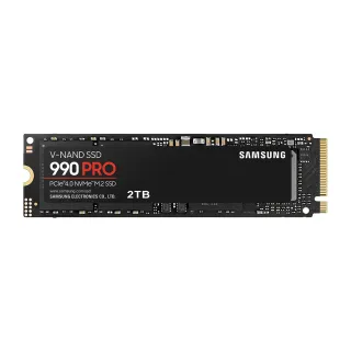【SAMSUNG 三星】990 PRO 2TB M.2 2280 PCIe 4.0 固態硬碟 (MZ-V9P2T0BW) 讀 7450M/寫 6900M