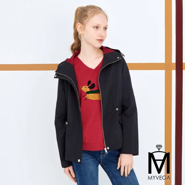 【MYVEGA 麥雪爾】出清品 MA多款保暖連帽防風風衣外套(連帽外套/風衣/防風/冬季大衣/女外套)
