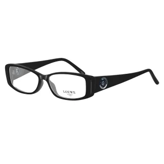 【LOEWE 羅威】歐式浪漫-經典眉框光學眼鏡(金 VLW266-0300)