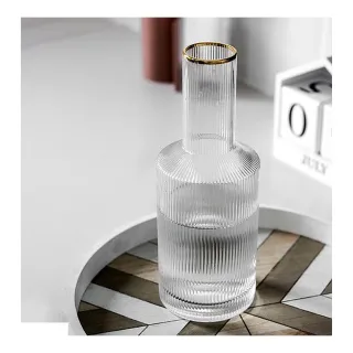 【好拾物】耐熱玻璃 玻璃水壺 直條紋水壺(750ML)