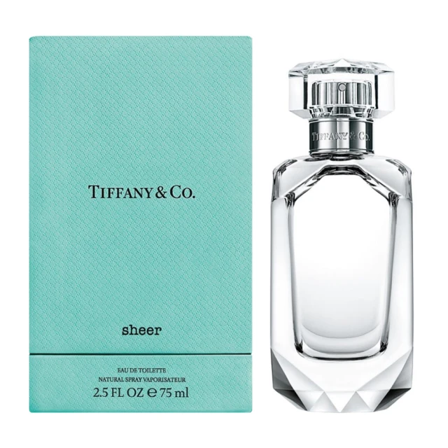 【Tiffany&Co. 蒂芙尼】Sheer 同名晶淬女性淡香水75ml(專櫃公司貨)